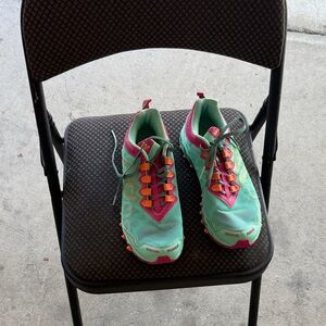 adidas Kids Teal and Pink Sneakers